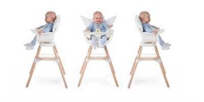 evolu 180 mama sandalyesi naturel beyaz naturel tepsi