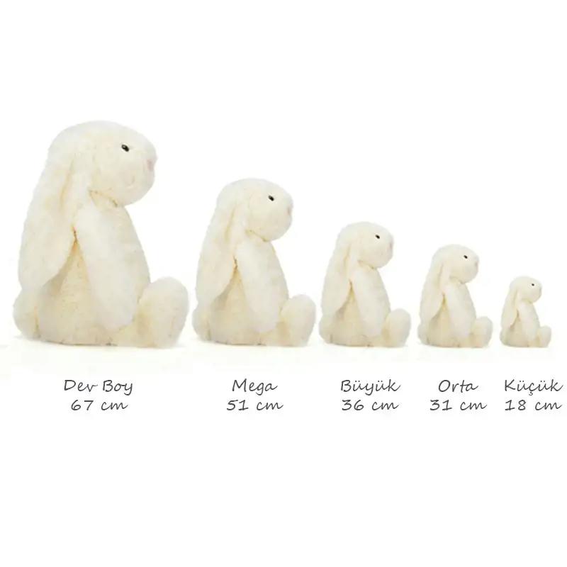 jellycat bashful koyu pembe tavsan kucuk boy 18 cm